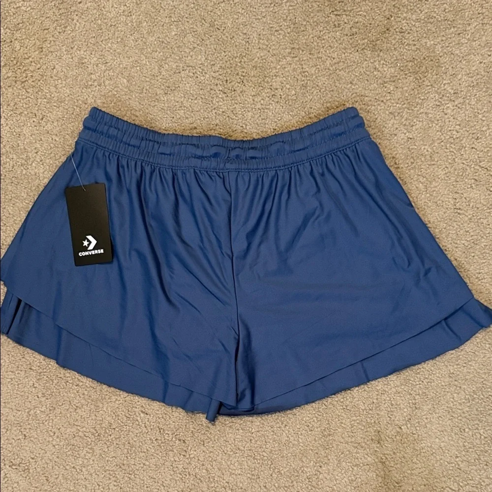 Converse Girl’s Blue Casual Athletic Shorts